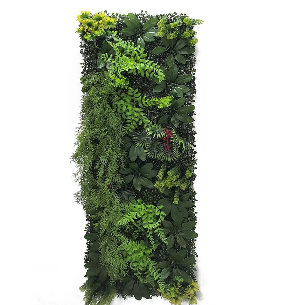 40*120CM Artificial Lawn Home Decoration Plants Wall Panels Plants Grass Branches Mixed Lawn Moss Grass