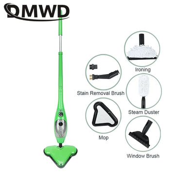 110V Household Quick Drying Steam mop High temperature sterilization Mite Removal Multifunctional Steam cleaner for all floors