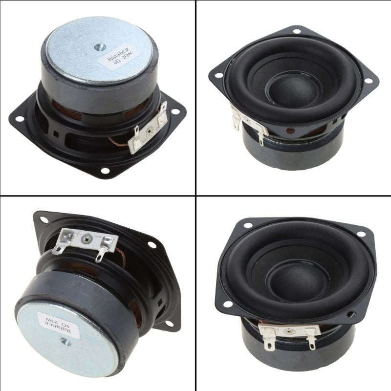 3inch Auditory Speaker 4Ohm 20W High Power- Loudspeaker Speakers Full Ranging Auditory Horn 53mm Internal Magnetic