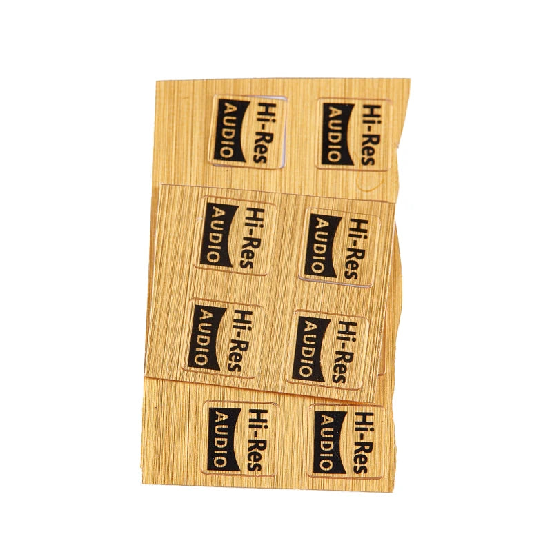 10pcs Hi-Res Audio Adapter Stickers For Walkman/Fiio/Iriver/Cayin MP3 All Hifi Device Audio Earphone Stickers 7.1x7.1mm