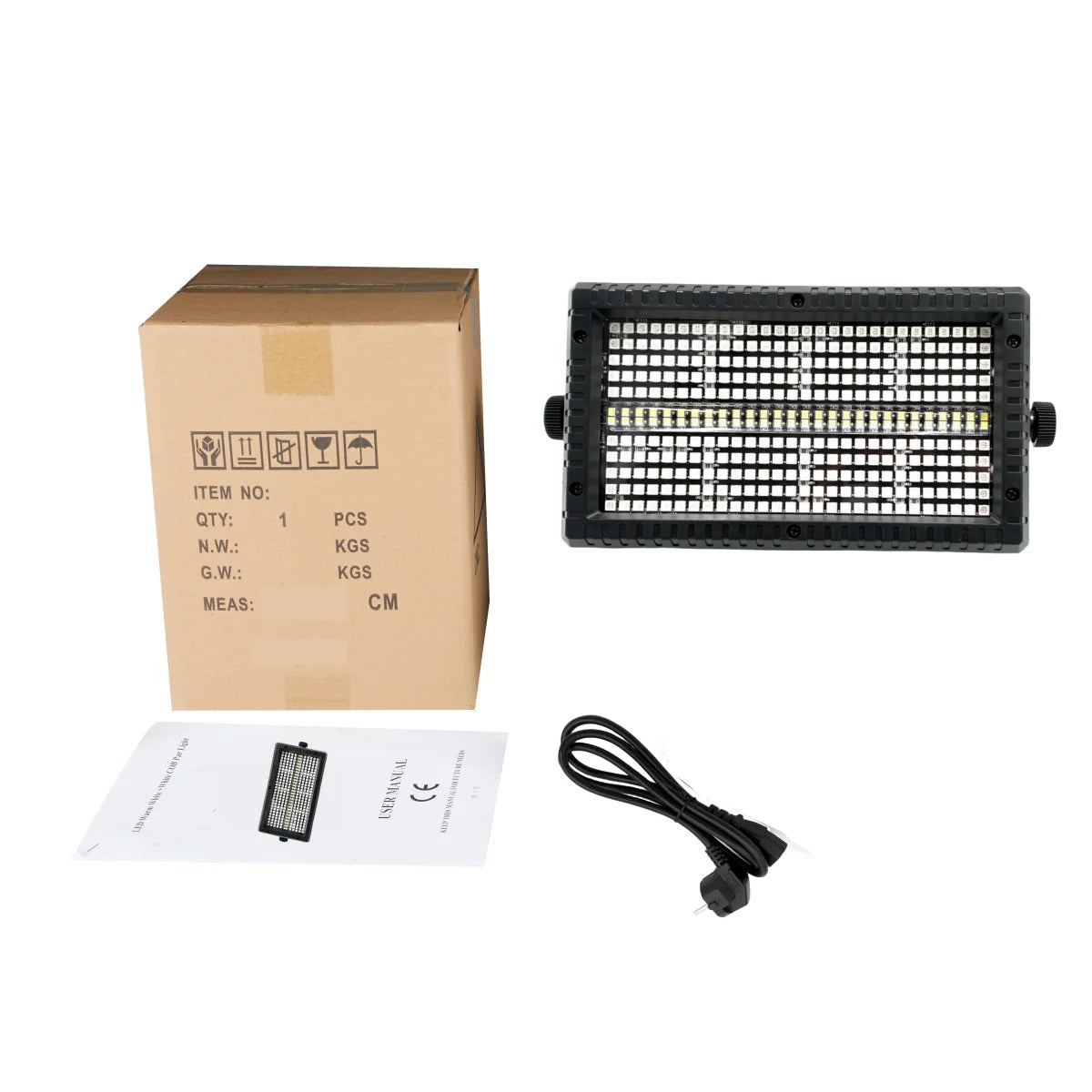60W Mni LED Strobe RGBW 4in1 8 Zone White 8000K DMX Super Bright  Dj Wash Bar Strobe Stage Lighting Effects