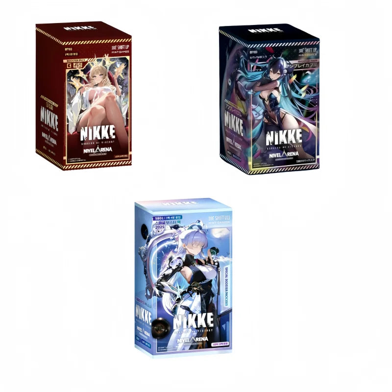 Shift Up Goddess Of Victory Nikke Genuine Korean Version Tcg Booster Box Bt02 Bt03 Sb01 Edition Collectible Trading Card Game