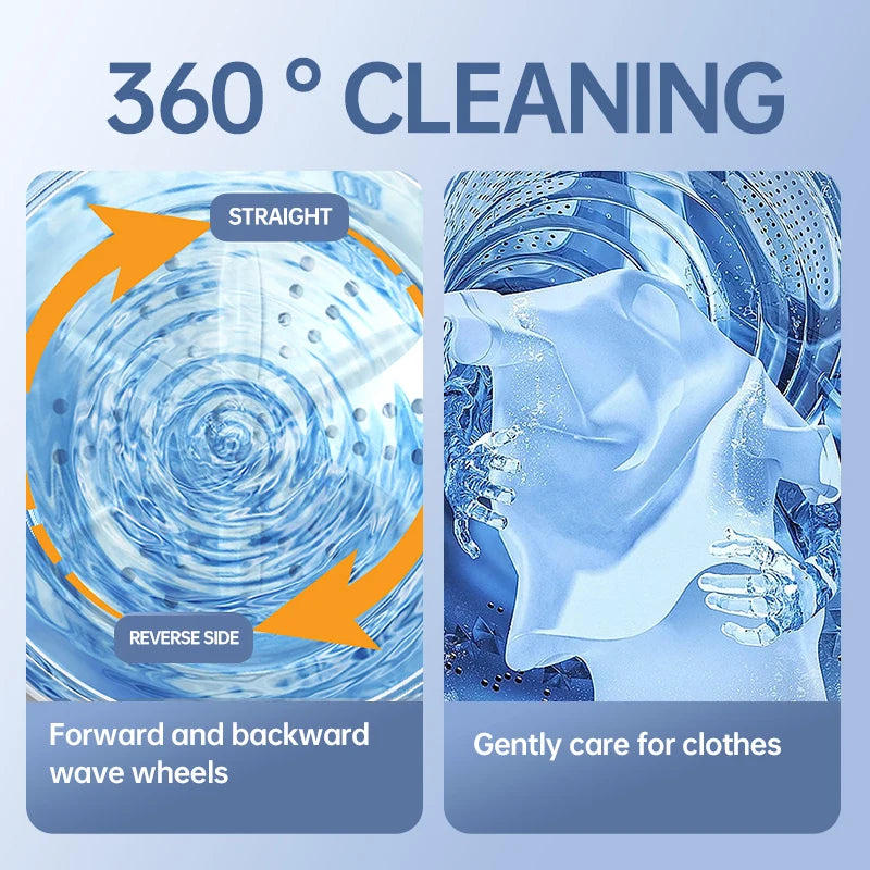Mi Portable Wireless Washing Machine Underwear Cleaner 1.5L Mini Socks Washing Machine With LED Laundry Bucket