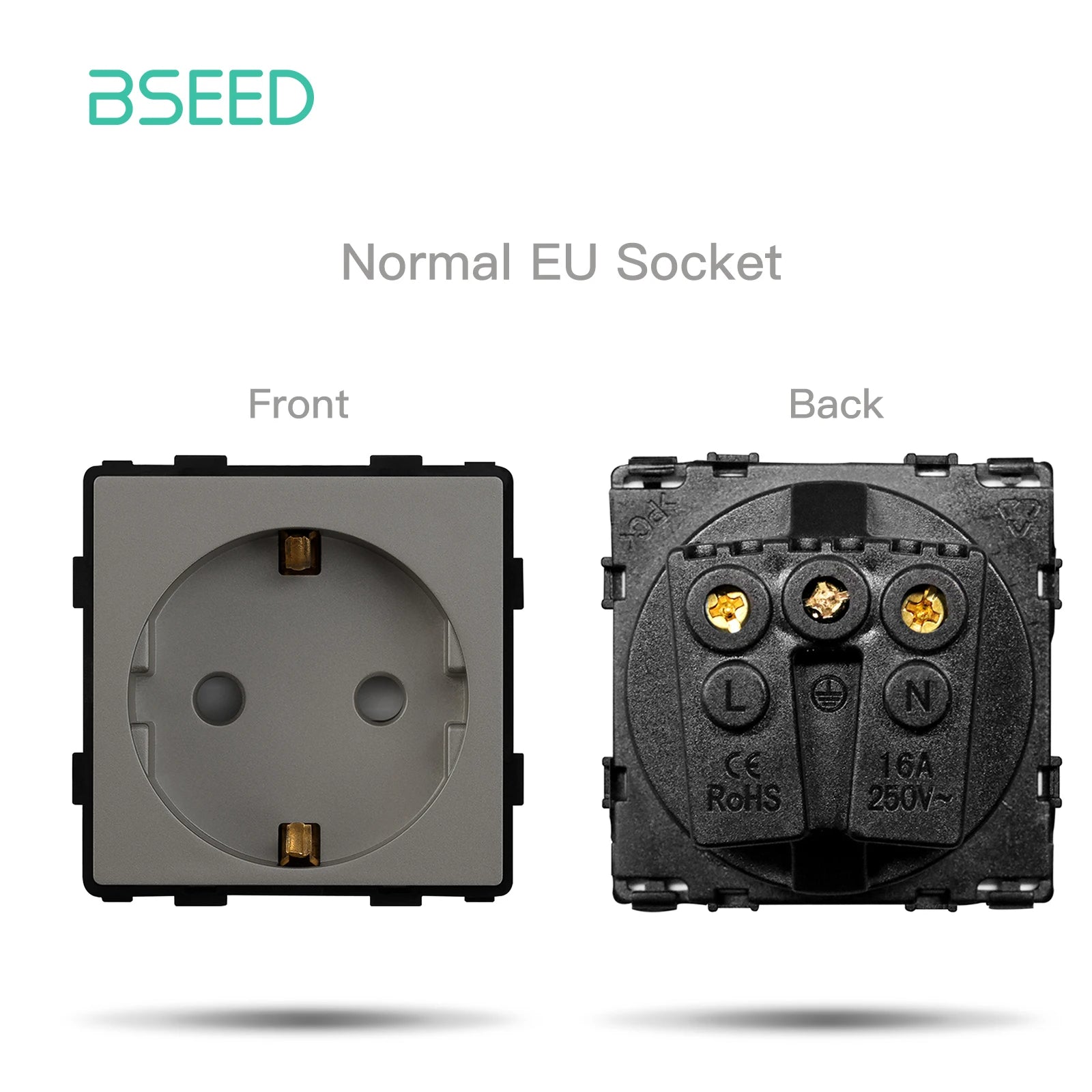 BSEED Wifi Roller Shutter Curtian Dimmer Touch Switches Glass Panel EU Socket Tuya Smart Plug Spare Parts DIY Free Combination