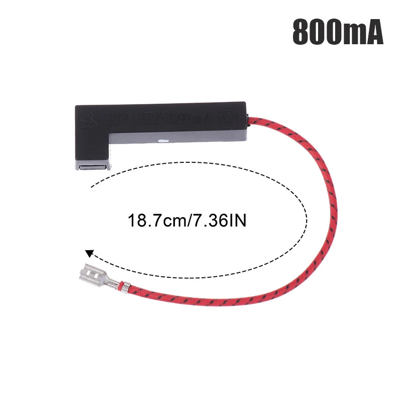 Microwave Accessories 5KV 0.8A 700mA 800mA 900mA High Pressure Fuse Replacement Integrated High Voltage Fuse For Microwave Oven