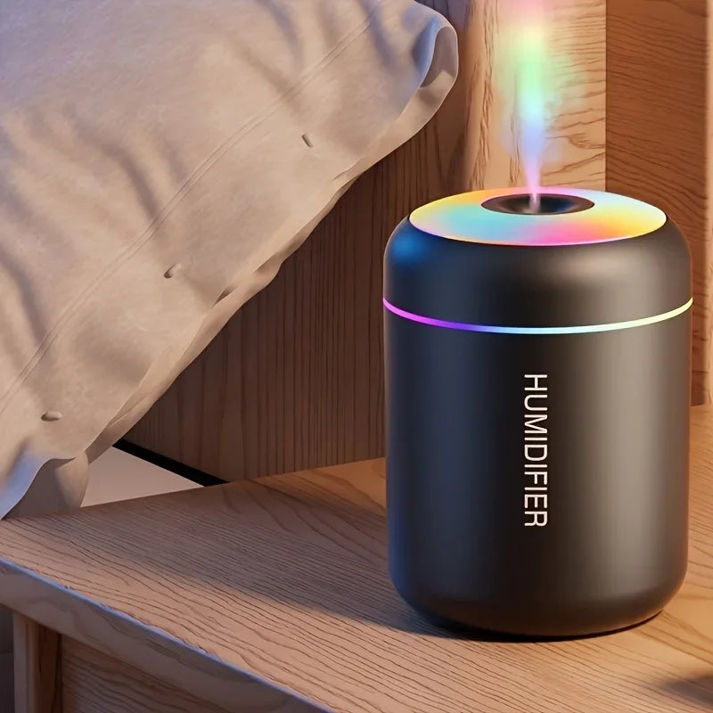 Portable Mini Air Humidifier USB Electric Aroma Diffuser Essential Oil Purifier Aromatherapy Mist Maker Lights for Car Home