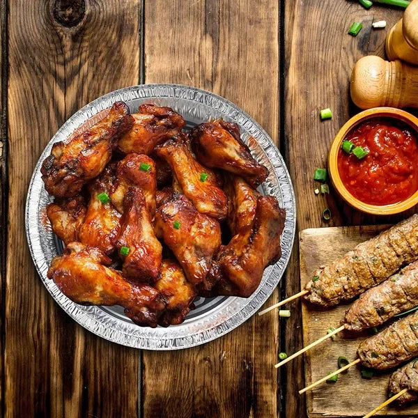 Air Fryer Aluminum Foil Pan Kitchen Supplies Food Containers Square Oven BBQ Tray Oil-proof Non-stick Kitchen Baking Tools