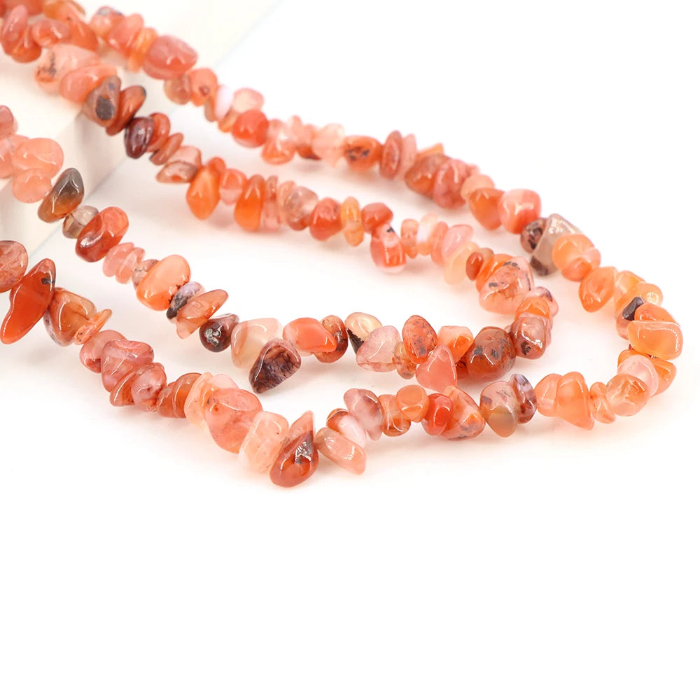 3-5mm/5-8mm Natural Garnet Amethyst Aquamarine Beads Irregular Freeform Chip Gravel Shape Stone Bead DIY Jewelry Making Bracelet