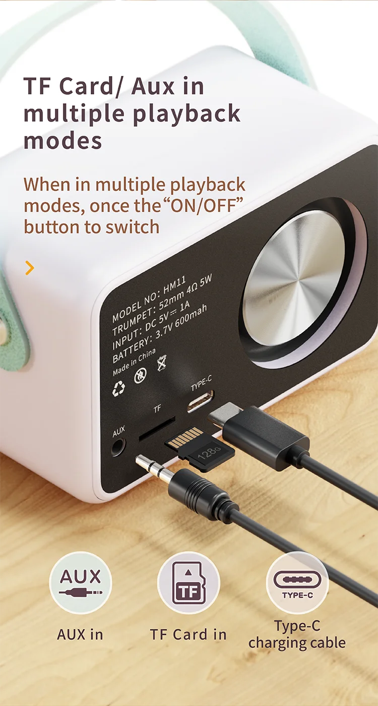 Caixa De Som Bluetooth Speaker Portable Sound Box Music Wireless Radio FM Mini Bocina Mp3 Coluna Column Blootooth Audio Baffle