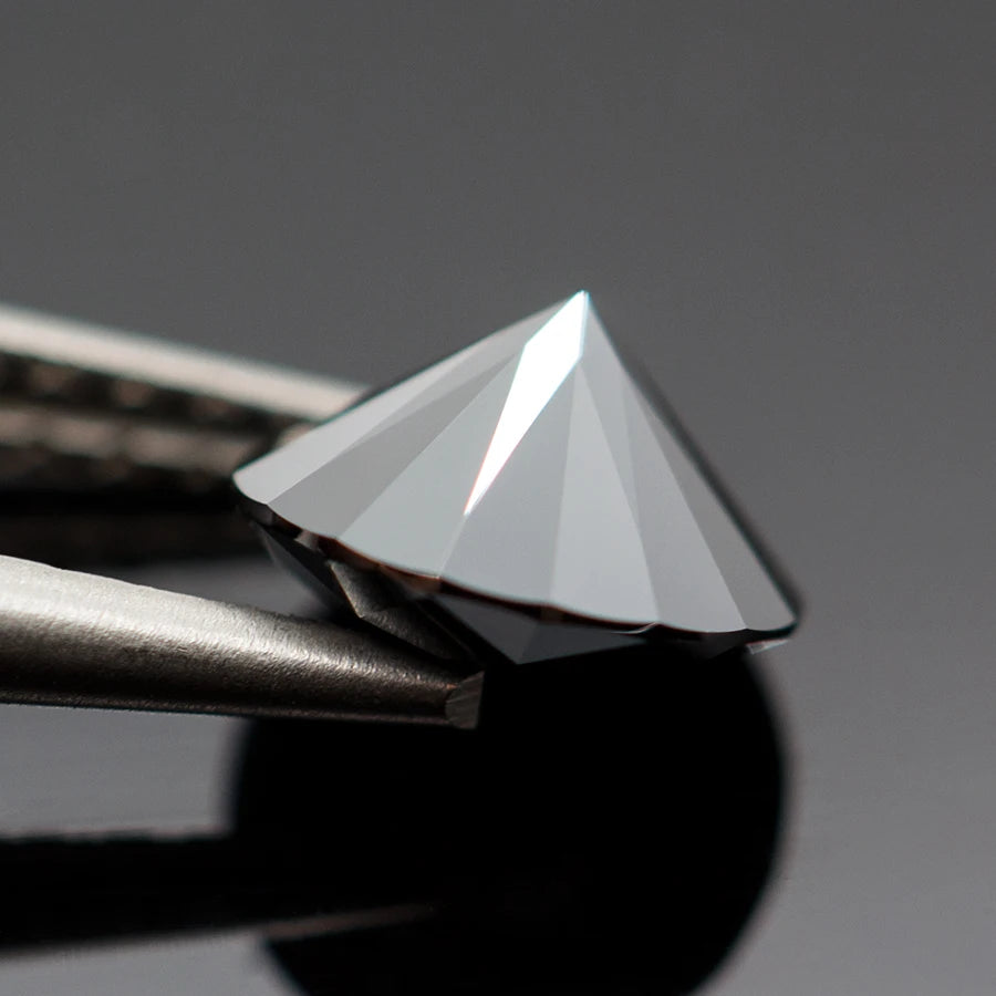 Natural Black Color Moissanite Loose Stone Moissanita Lab Diamond GRA Certified Moissanite Gemstone Pass Diamond Tester