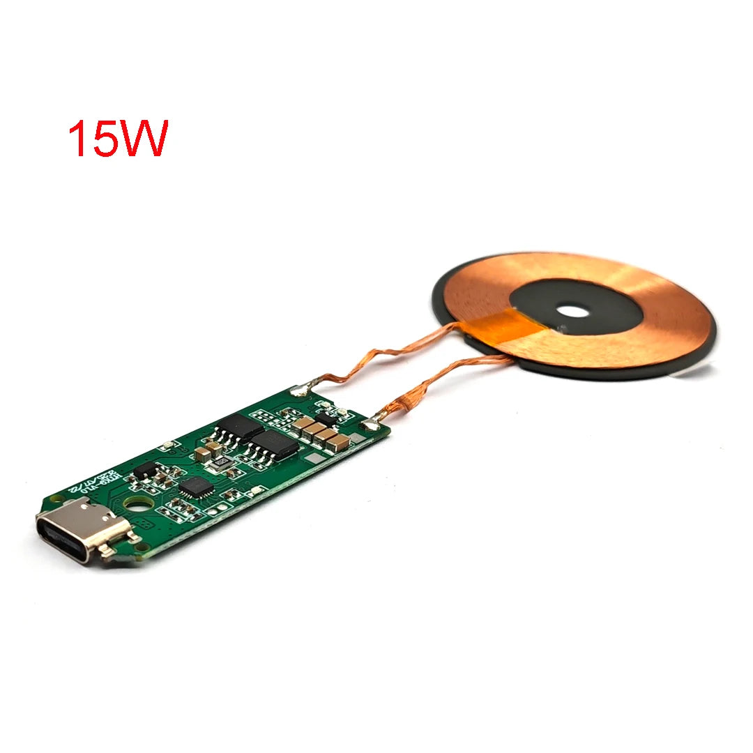 Wireless Charger Transmitter Receiver Module Circuit Board QI Standard Fast Charging DIY Wireless Charger Receiver Moudle