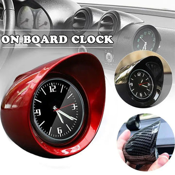 Car Clock Luminous Mini Automobiles Internal Stick-On Digital Watch Mechanics Quartz Clocks Auto Ornament
