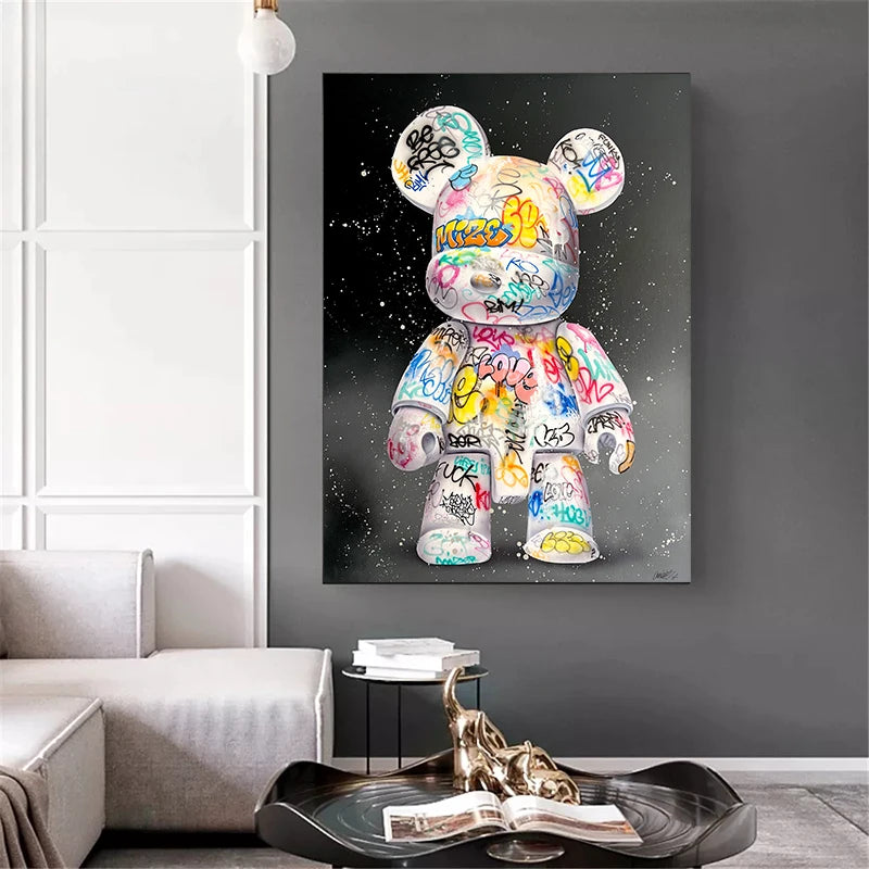 Banksy Wall Art Graffiti Canvas Painting Pop Art Love Sign Abstract Posters and Prints Wall Pictures For Living Room Home Decor