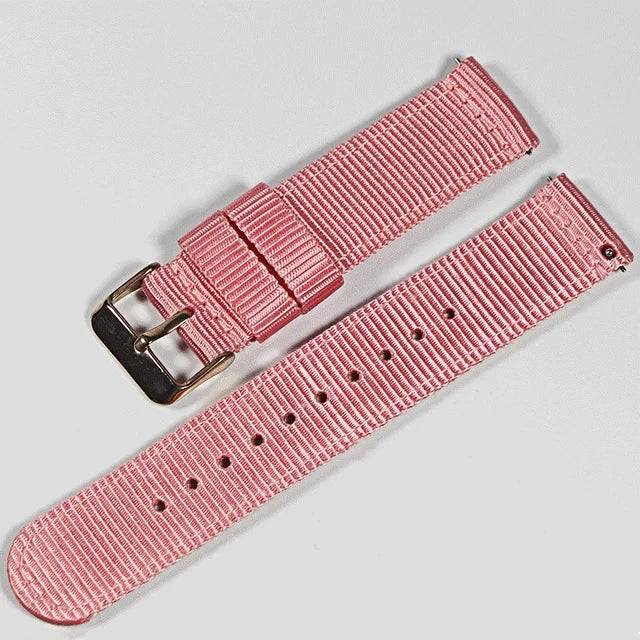 Nylon strap 18mm 20mm strap 22mm strap quick release design suitable for smart watches