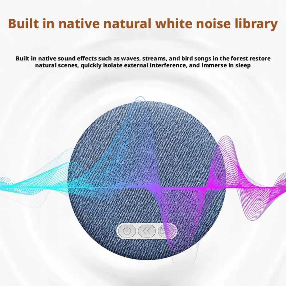 Bluetooth Pillow Speaker for Sleeping, Ultra-Thin Under Pillow Sound Machine with White Noise HiFi Stereo Audio Sleeping Aid