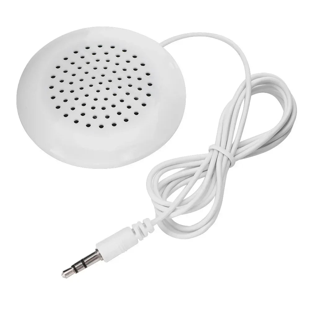 New DIY Pillow Speaker 3.5mm Mini Stereo Speaker For MP3 MP4 CD Music Player Mobile Phone Tablet PC Laptop For IPad Sleeping
