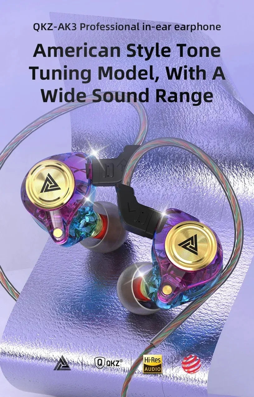 QKZ CK5 FiLe Wired HiFi Earphones