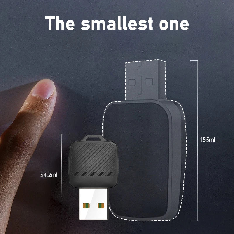 2- in-1  Wireless Android Auto Adapter Wireless CarPlay Dongle Car Intelligent Systems AI Smart Box For Car Wired CarPlay