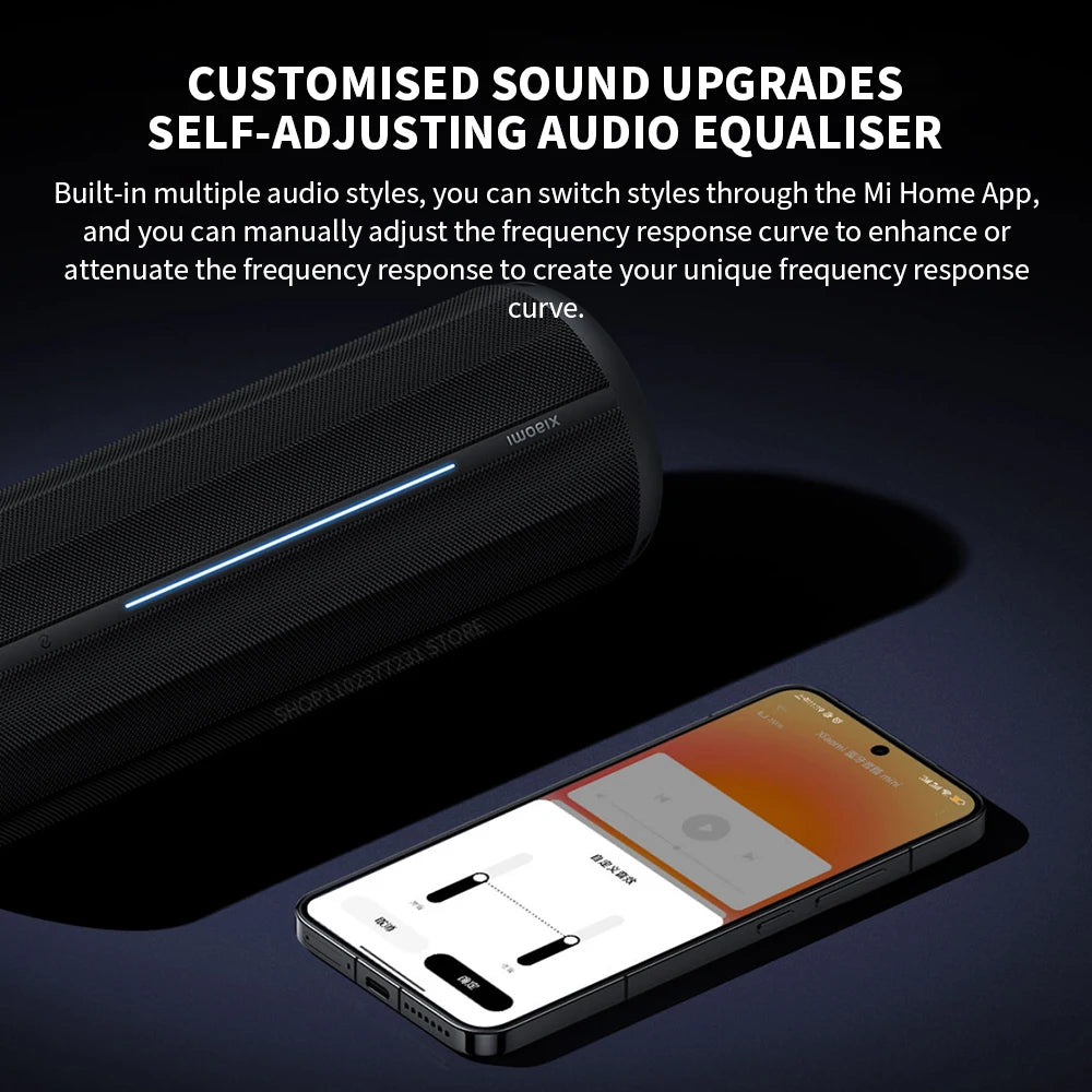 New Xiaomi Bluetooth Speaker ASM02A Bluetooth 5.3 LHDC 5.0 HyperOS IP67 93dB 40W Battery life Outdoor Portable Sound Mi Home APP