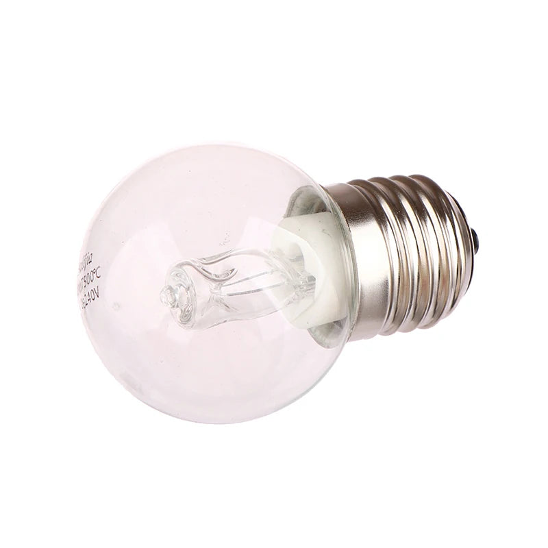 1Pc E27 40W Oven Lamp Light Microwave Oven Bulbs 220v High Temperature Resistant 500 Degree For Display Cabinet Light Bulb