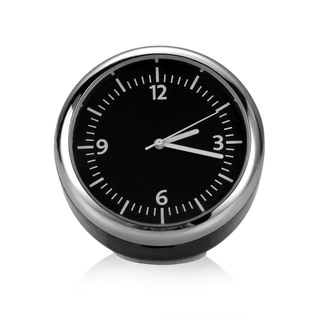 Car Clock Luminous Mini Automobiles Internal Stick-On Digital Watch Mechanics Quartz Clocks Auto Ornament Car Accessories Gifts