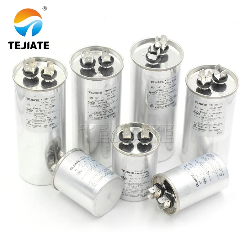 CBB65 air conditioner compressor start capacitor 20/25/30/35/40/45/50/60/70UF 450V