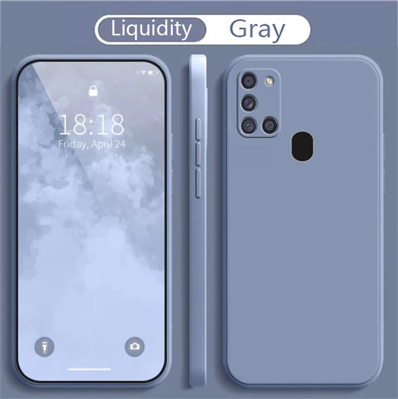 For Samsung A21S Case for Samsung Galaxy A22 A31 A32 A41 Case Silicone TPU Soft Matte Phone Case Back Cover Fundas Coque Bumper