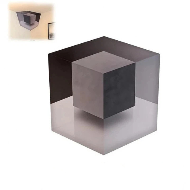 30x30cm Impossible Corners Wall Art That Reshapes Reality Illusionary Optical Illusion Wall Art Sticker Abstract Home Decoration