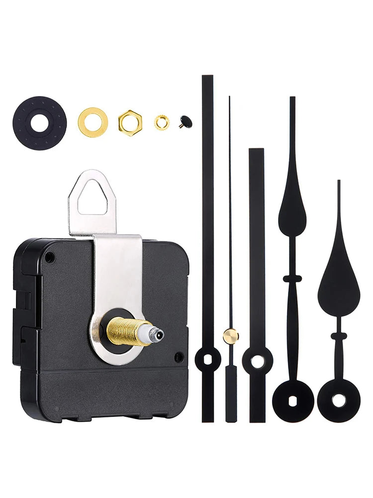Clock Mechanism Silent Quartz Movement Machine Wall Hands Pointer Set Clockwork Table Hanging DIY Quartz Watch Repair Parts
