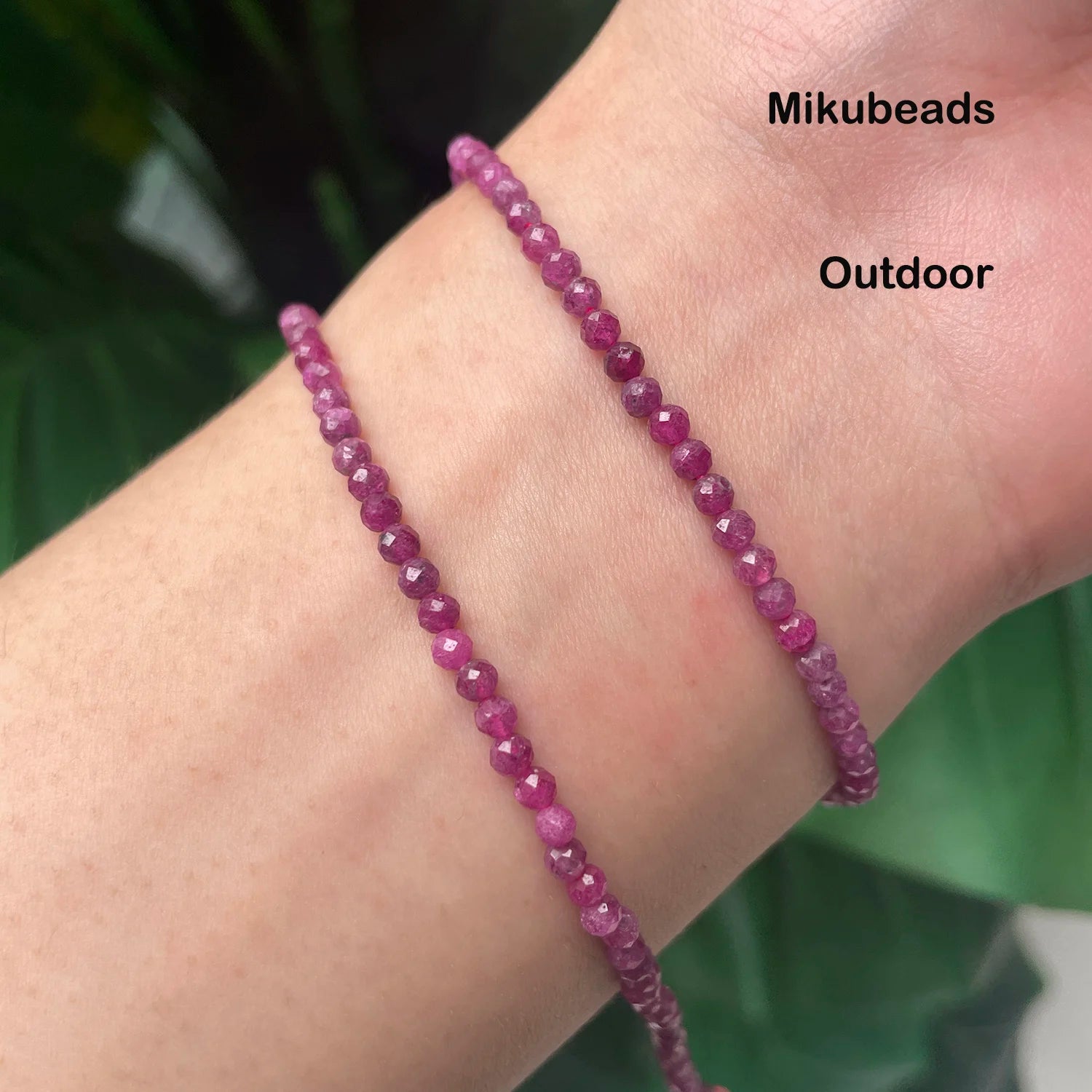 Wholesale Natural 3mm 4mm 6mm Ruby Faceted Round Loose Beads For Jewelry Making DIY Bracelets Necklace Strand Gift 38cm