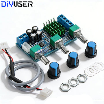 TPA3116D2 80W+80W Stereo Amplifier Board, Hi-Fi Digital Audio Power Amp Module for Home Theater Car Audio DIY Speaker