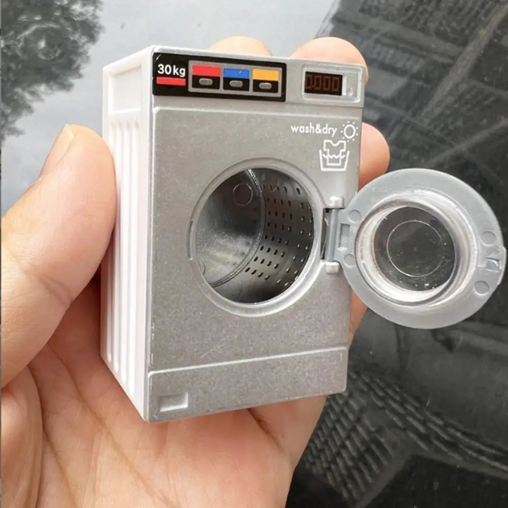 1:12 Dollhouse Miniature Mini Washing Machine Model Home Decor Simulation Furniture Accessories Toys