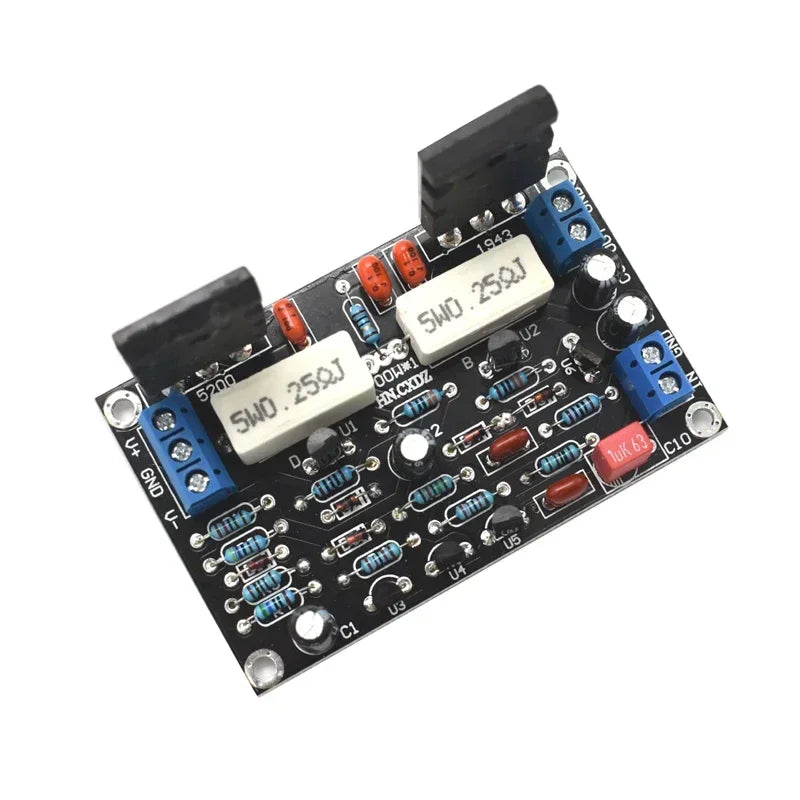 100W 200W 300W 400W 500W 2SC5200 + 2SA1943 1943 + 5200 Tube High Power Amplifiers HIFI Audio Amplifier Board