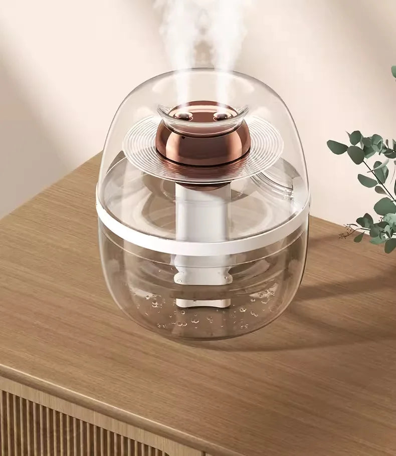 Humidifier Air Purifier Double Spray Humidifier with Night Light Quiet Humidifier Cool Mist Aromatherapy Heavy Fog Home Tool New