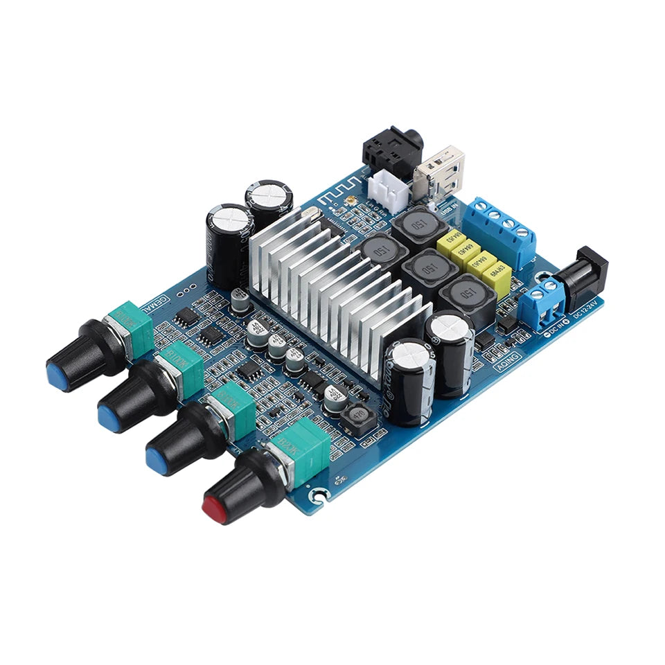 AIYIMA Audio TPA3116 50Wx2 Bluetooth Amplifier Board HiFi Power Amplifiers Digital Sound Amplificador Stereo Home Audio Amp