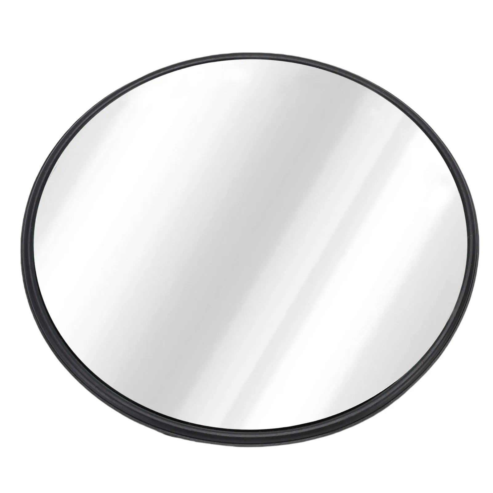 Curved Security Mirror Sturdy Backing Indoor Round Convex Mirror with Wall Mount Bracket for Garage Store Warehouse Parking Lot