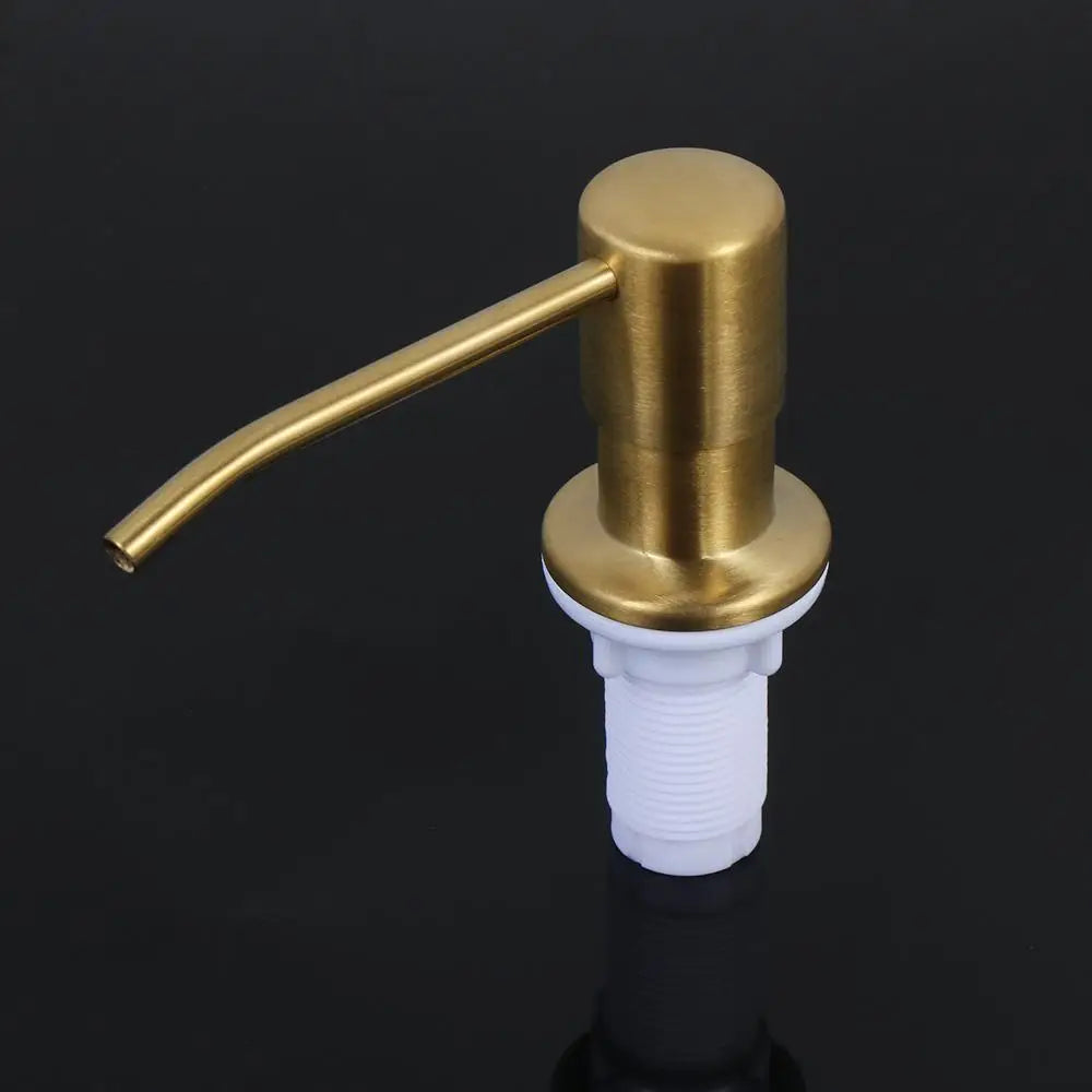 Countertop Stainless Steel Detergent Bathroom Accessories Lotion Storage Bottle Sink Soap Dispenser Kitchen Supplies