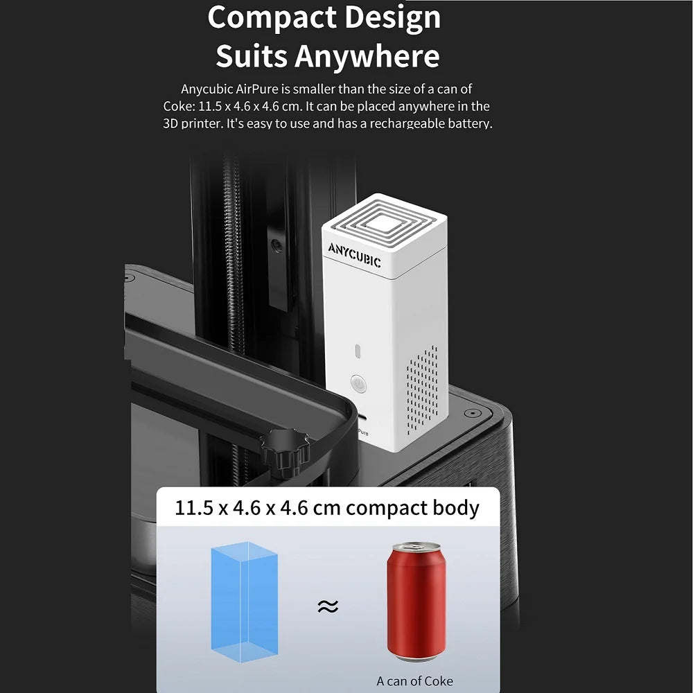 ANYCUBIC 3D Printer Parts Air Purifier 2 pcs/lot 3d Printers Accessory for Photon Series Photon LCD 3D Printers