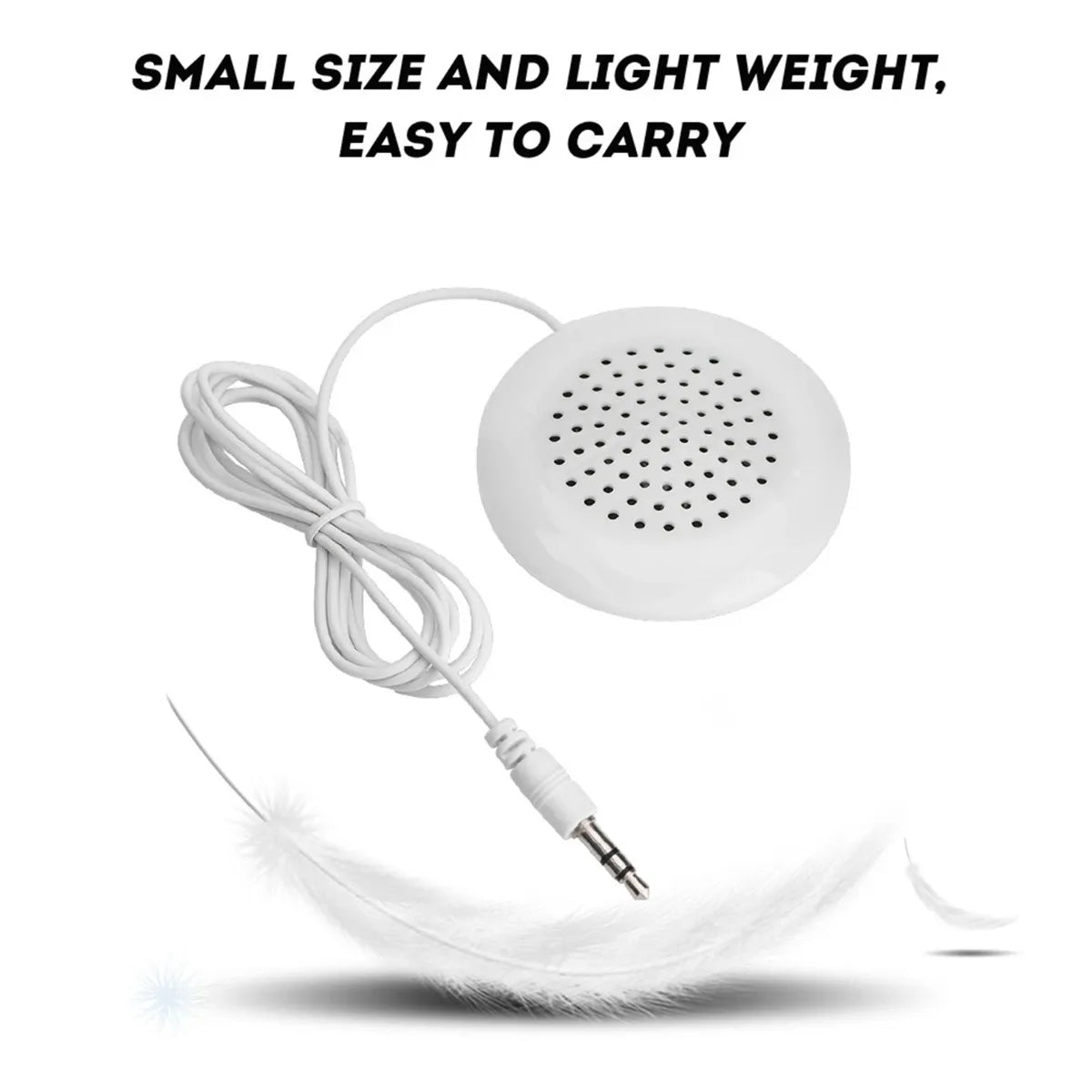 New DIY Pillow Speaker 3.5mm Mini Stereo Speaker For MP3 MP4 CD Music Player Mobile Phone Tablet PC Laptop For IPad Sleeping