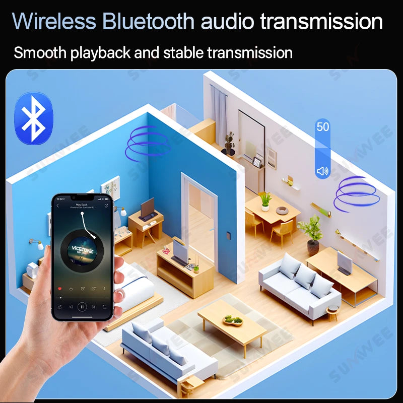 Audio power Amplifiers bluetooths touch screen Background music controller AUX FM Radio home theater systems sound control panel