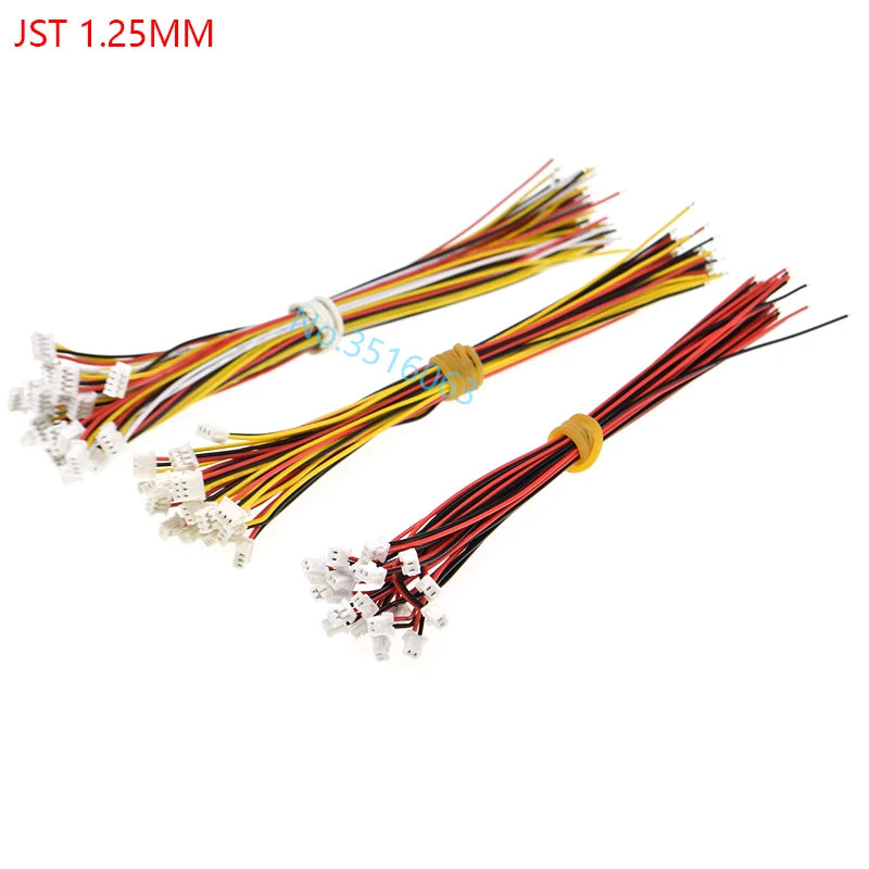 10Pcs 1.0 1.25 1.5 2.0 2.54 Sh/Jst/Zh/Ph/Xh 1.0mm 1.25mm 1.5mm 2.0mm 2.54mm Female Plug Connector With Wire 2/3/4/5/6/7/8/P Pin