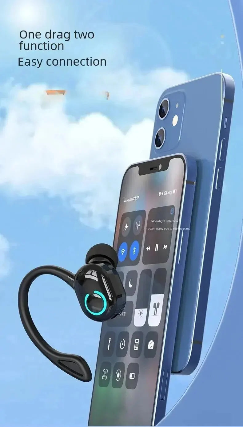 Wireless Bluetooth 5.0 Earphones HIFI Stereo With HD Mic Handsfree Headset Business Car Call Headphone For iPhone Xiaomi Huawei