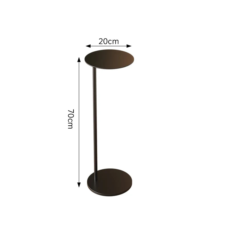 Corner Side Table for Living Room Narrow Sofa Gap Mini Coffee Table Outdoor Small Side Desk