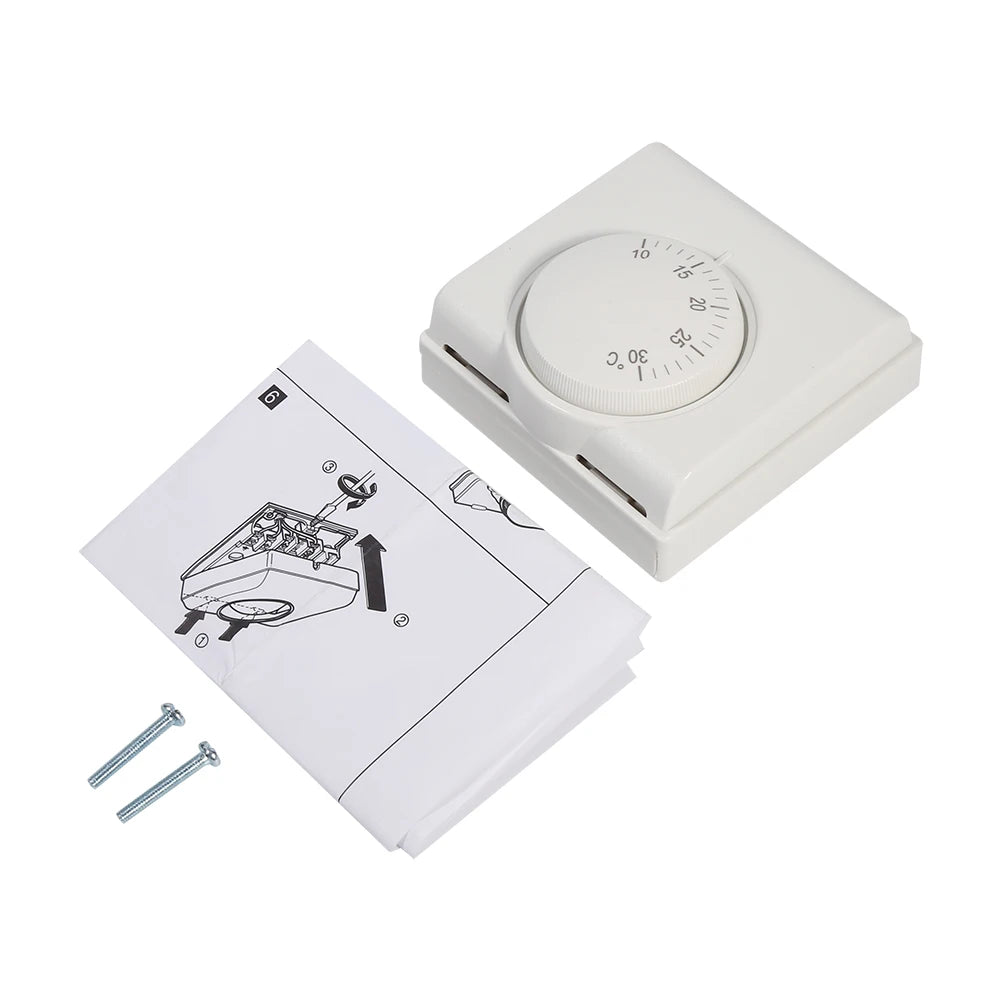 220V Room Mechanical Temperature Controller Adjustable Thermostat Switch For Central Air Conditioning New Household Accessories
