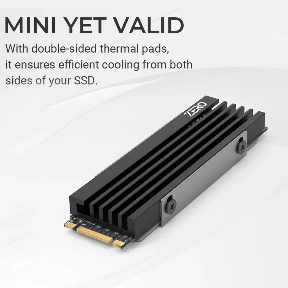 ID-COOLING M05 SSD Heatsink for M.2 2280 NVME Radiator Aluminum Alloy with Thermal Silicone Pad Efficient Cooling for PC