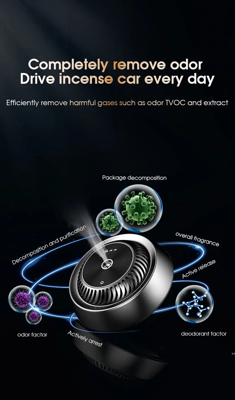 Smart Air Freshener Car Aromatherapy Fragrance For Purifying Seat Perfume Air Humidifier Diffuser Scent Air Machine Accessories