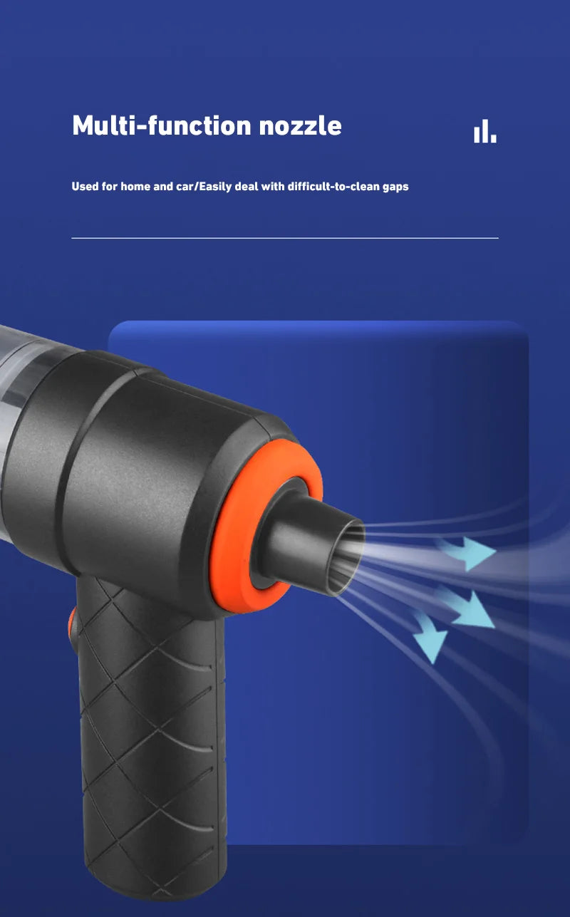 2026 Handheld Vacuum Cleaner Wireless 120W Cordless Dust Handheld Car Vacuum Cleaner Auto Vacuum High-Power For Home Office Car