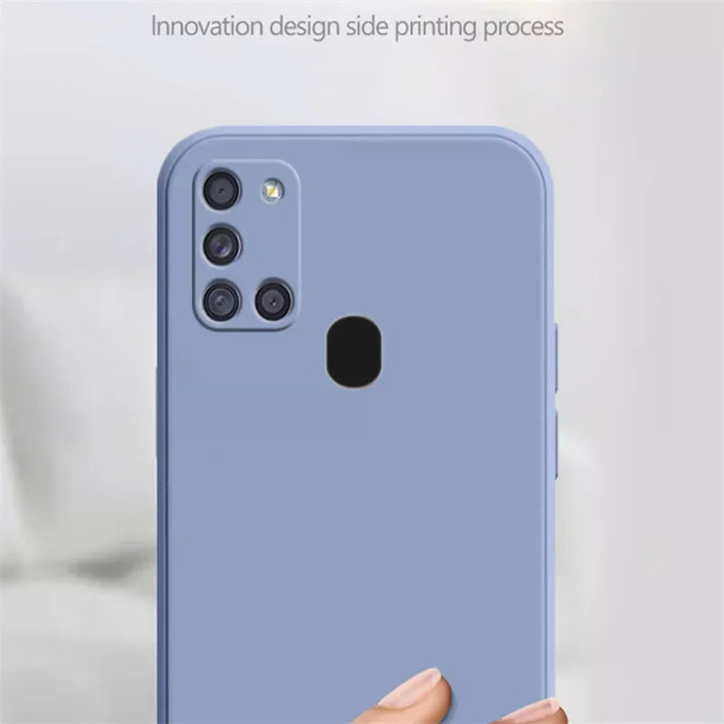 For Samsung A21S Case for Samsung Galaxy A22 A31 A32 A41 Case Silicone TPU Soft Matte Phone Case Back Cover Fundas Coque Bumper