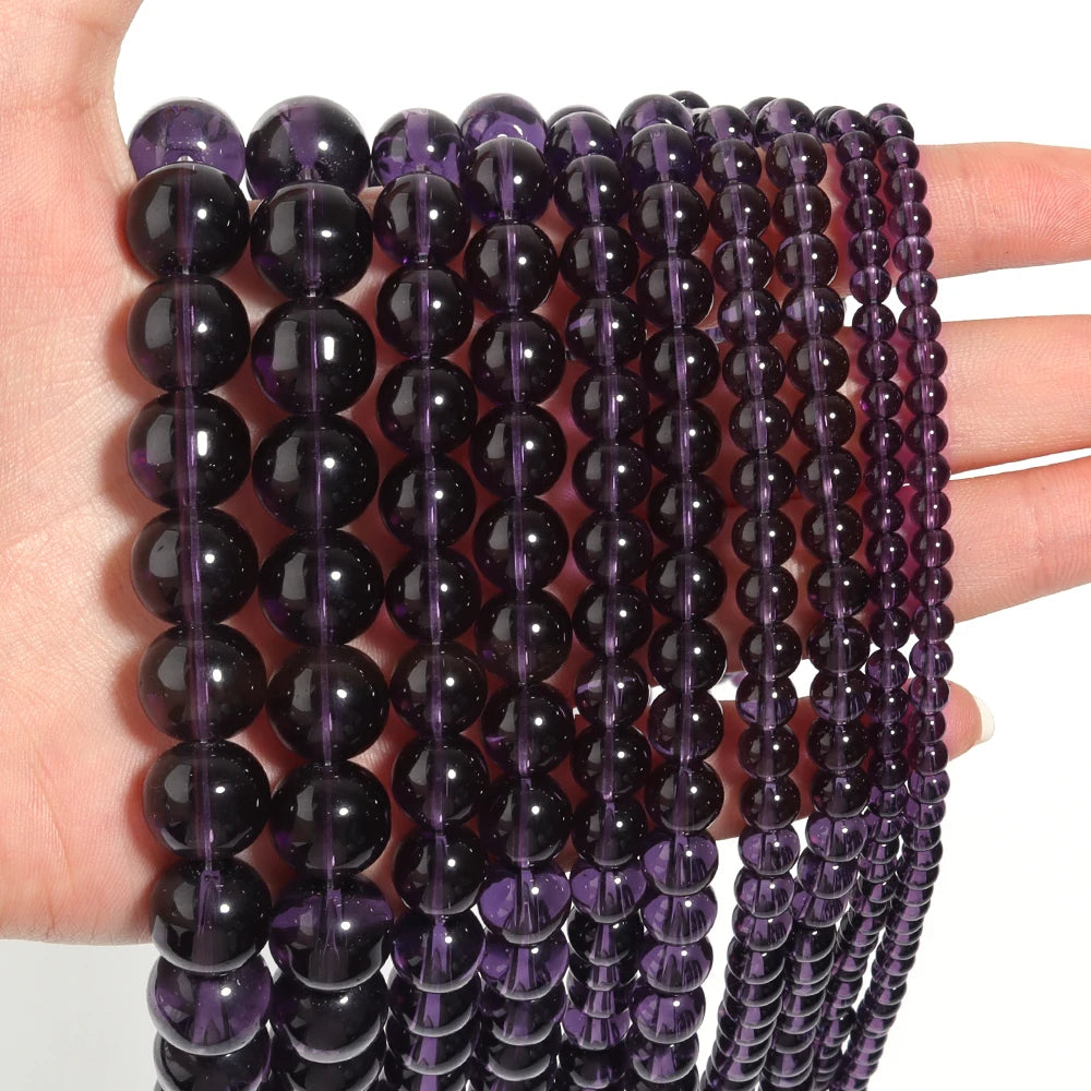 1 String Pomegranate Red  Beads Loose Round Beads Glass Spacer Beads For Jewelry Making DIY  Handmade DIY Bracelet Necklace Ring