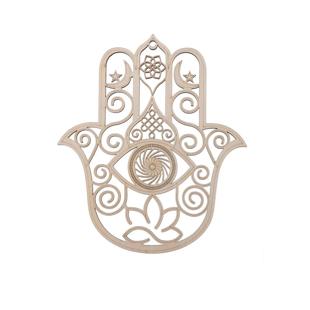 Wooden Wall Art Home Decor Flower Of Life Energy Mat Decorative Boards Crafts Slice Wood Base Coasters Sacred Geometry Ornament